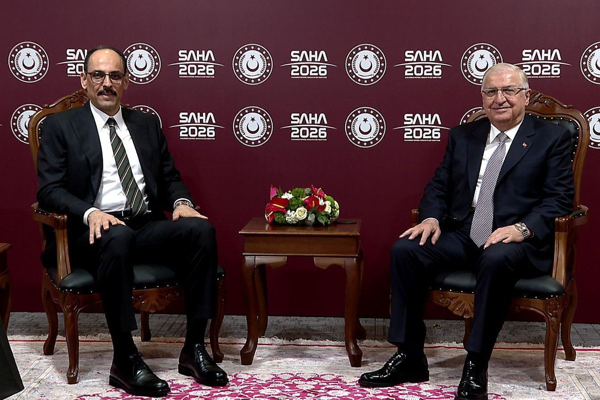 İbrahim Kalın SAHA 2026\'da Yaşar Güler\'i Ziyaret Etti