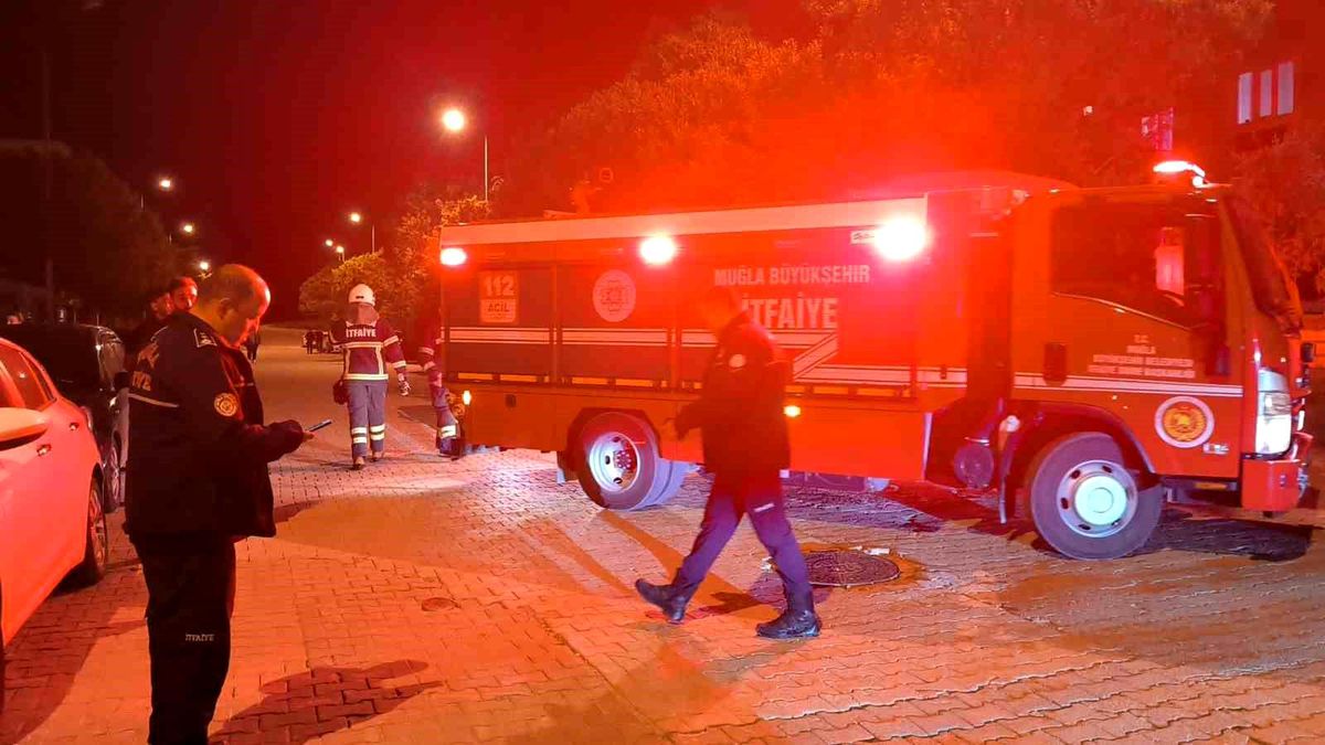 Piknik tüpündeki gaz sızıntısı ekipleri alarma geçirdi