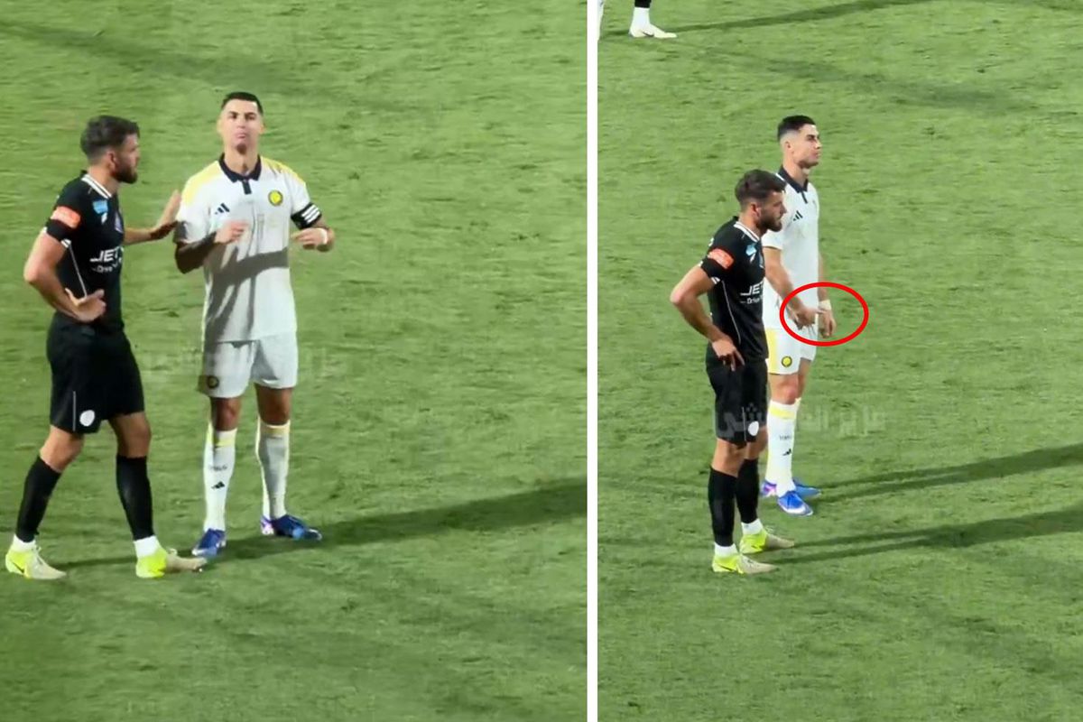 Ronaldo\'dan "Messi" tezahüratlarına küfür gibi tepki