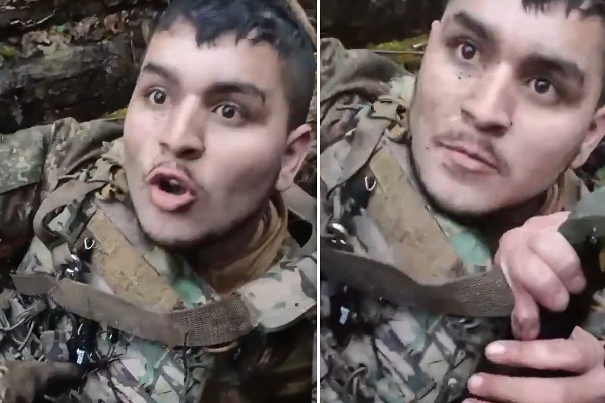 Ukrayna ordusunda savaşan Kolombiyalı asker, Ruslar tarafından esir alındı