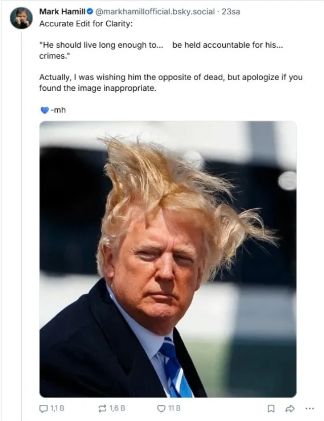Ünlü oyuncunun Trump paylaşımı ülkeyi ayağa kaldırdı