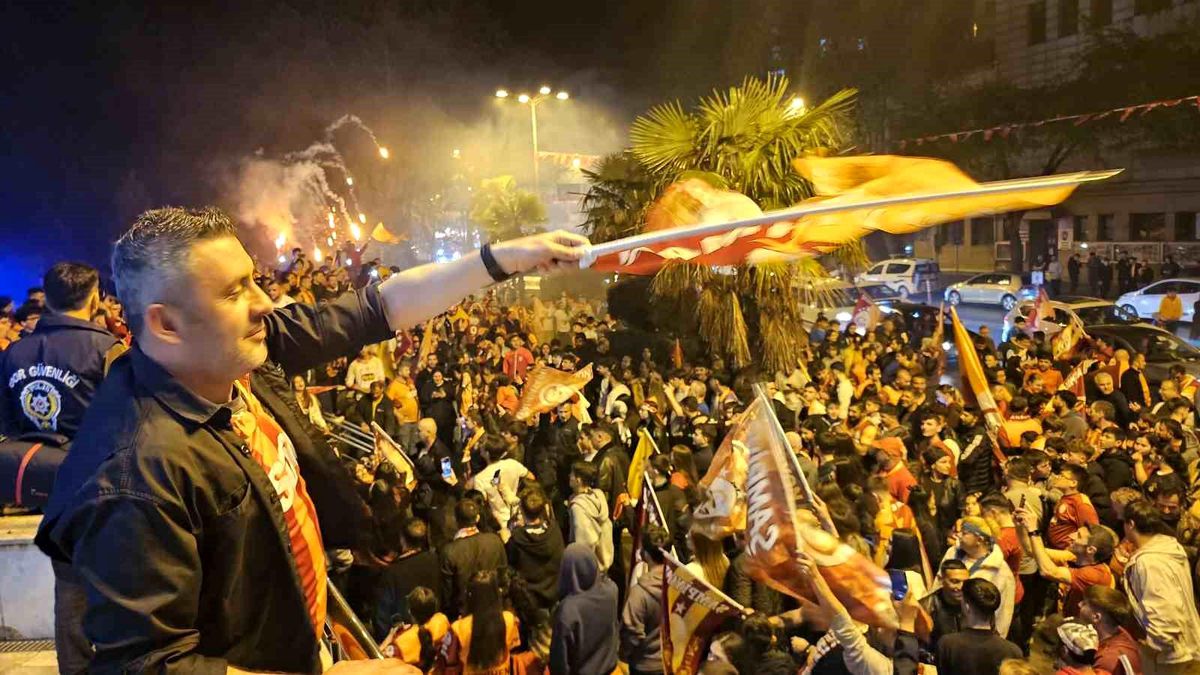 Zonguldak\'ta Galatasaray Coşkusu