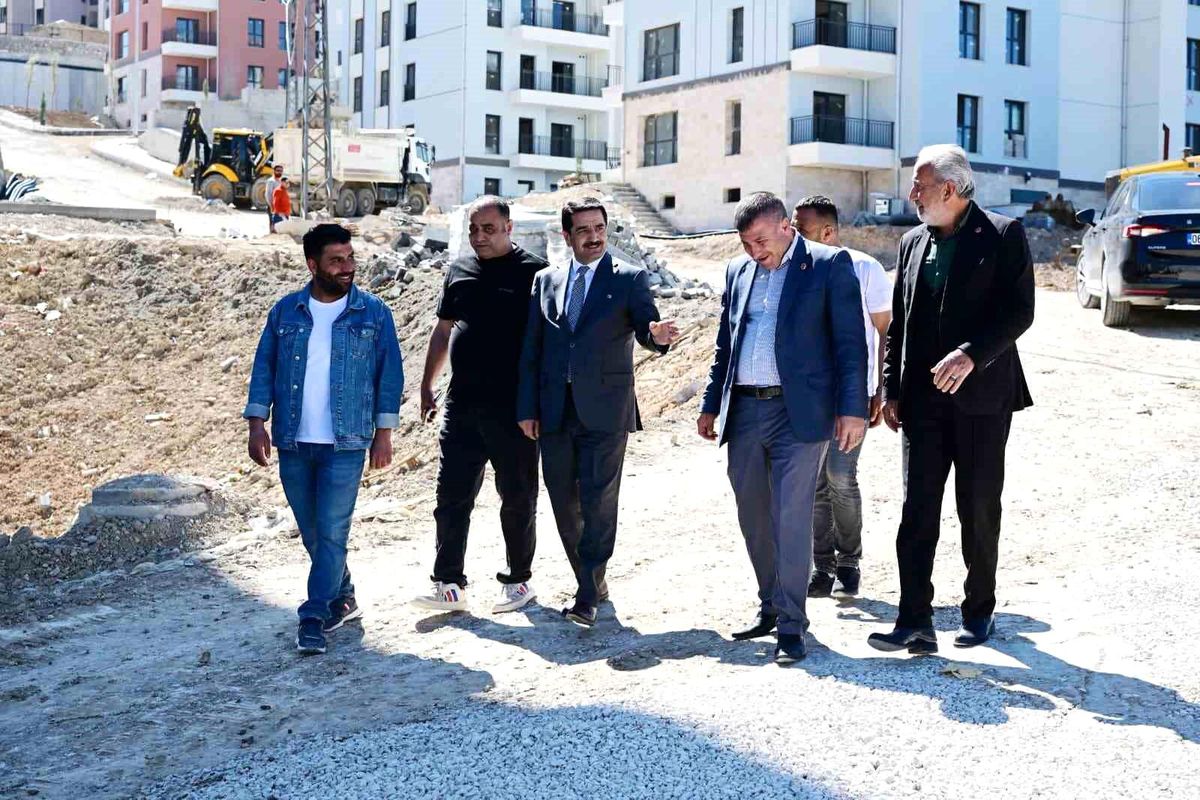 Başkan Taşkın, Taştepe rezerv alanında incelemelerde bulundu