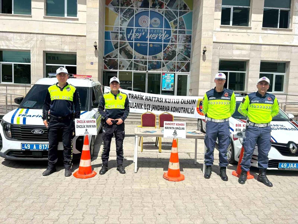 Bulanık\'ta Trafik Haftası Etkinlikleri