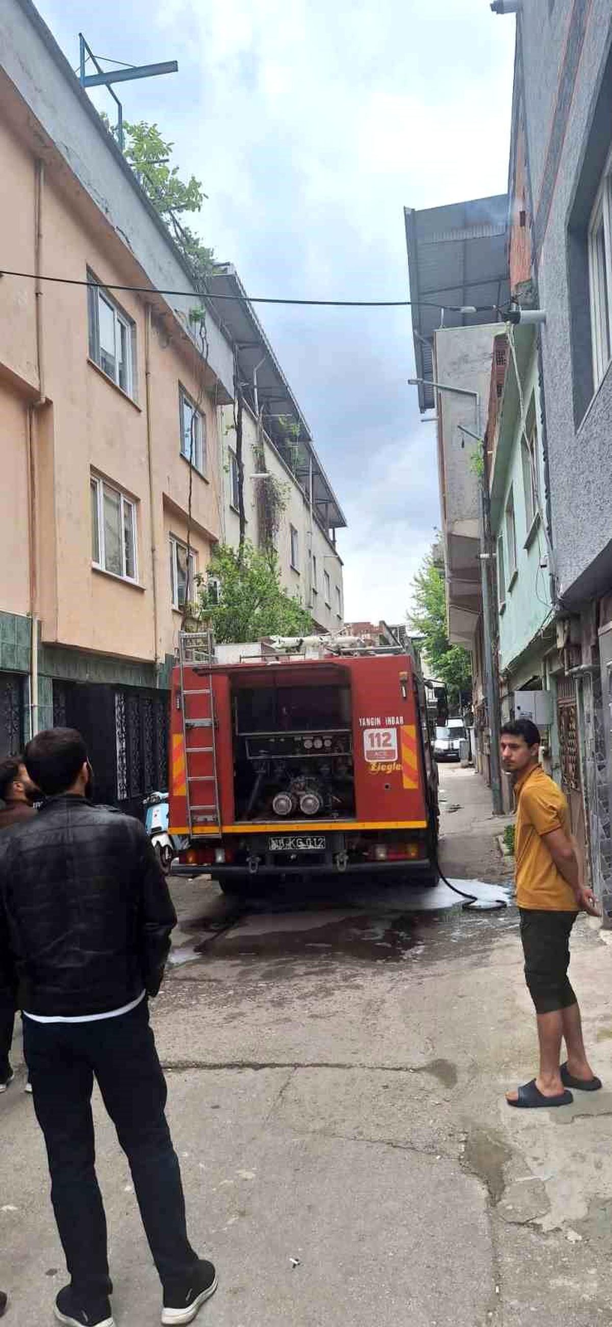 Bursa\'da yangın paniği