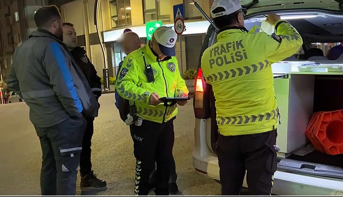 Alkollü Sürücüden Polislere Tehdit