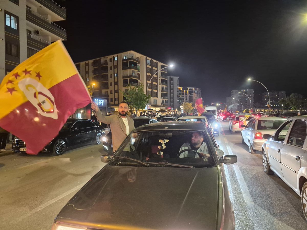 Galatasaray\'ın Malatya\'daki Şampiyonluk Kutlaması