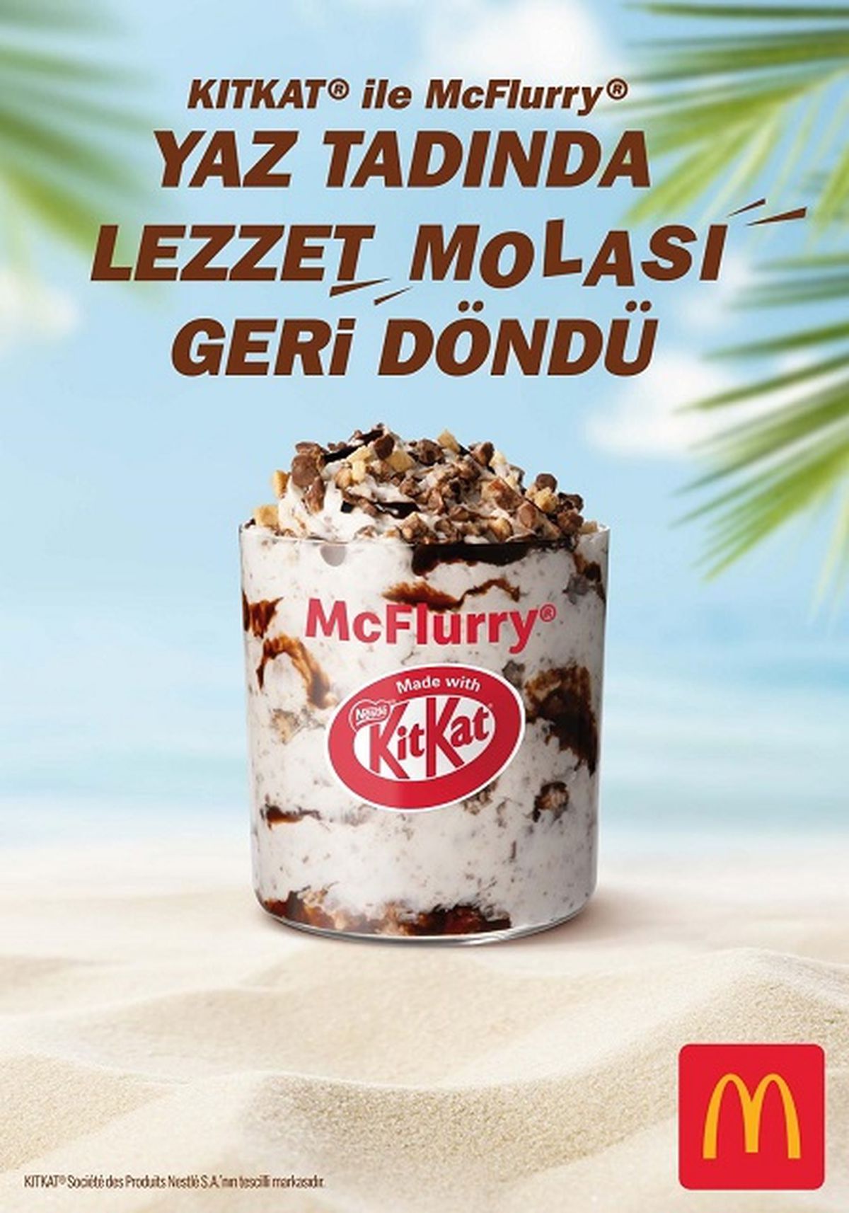 McDonald\'s Yaz Menüsüne KITKAT® Iced Latte\'yi Ekledi