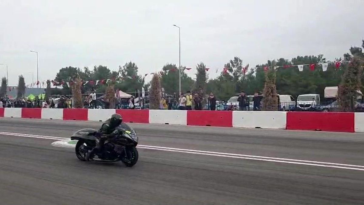 Antalya\'da Motodrag Kazası
