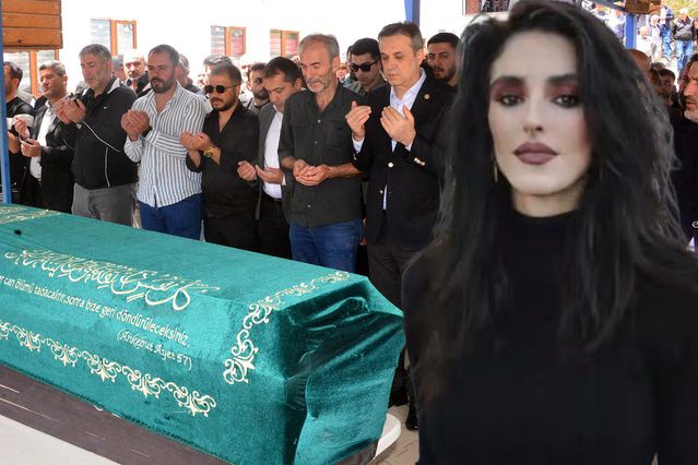 Öldürüldükten sonra cesedi yakılan Kübra’ya son veda!