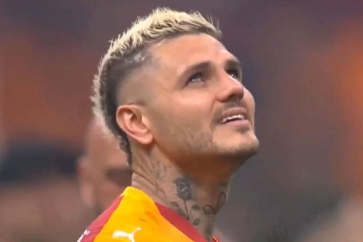 Şampiyon Galatasaray\'da Mauro Icardi gözyaşlarıyla veda etti 