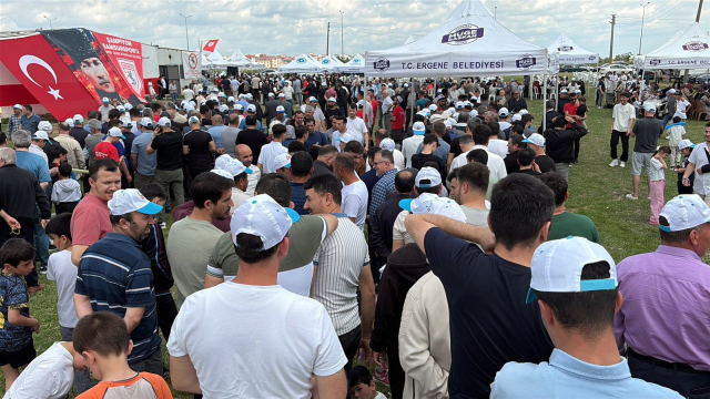 Bolluk bereket için kazan kazan yapıldı! 2 tonu 1 saatte tükendi
