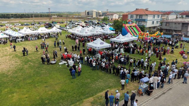 Bolluk bereket için kazan kazan yapıldı! 2 tonu 1 saatte tükendi