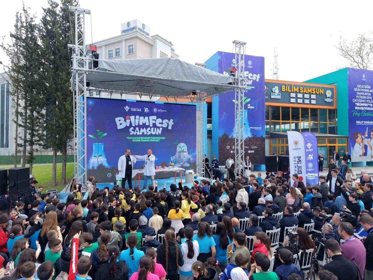 Bilimfest ile Samsun\'da bilim ve teknoloji şöleni