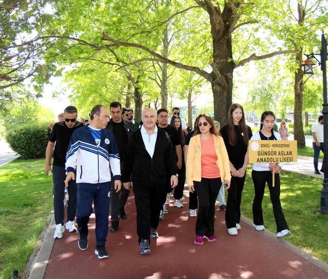 Denizli’de Sağlık İçin Yürüyüş Etkinliği