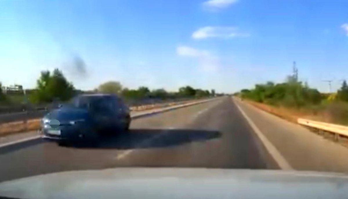 Edirne\'de Ters Yöne Giren Araç Panic Yarattı