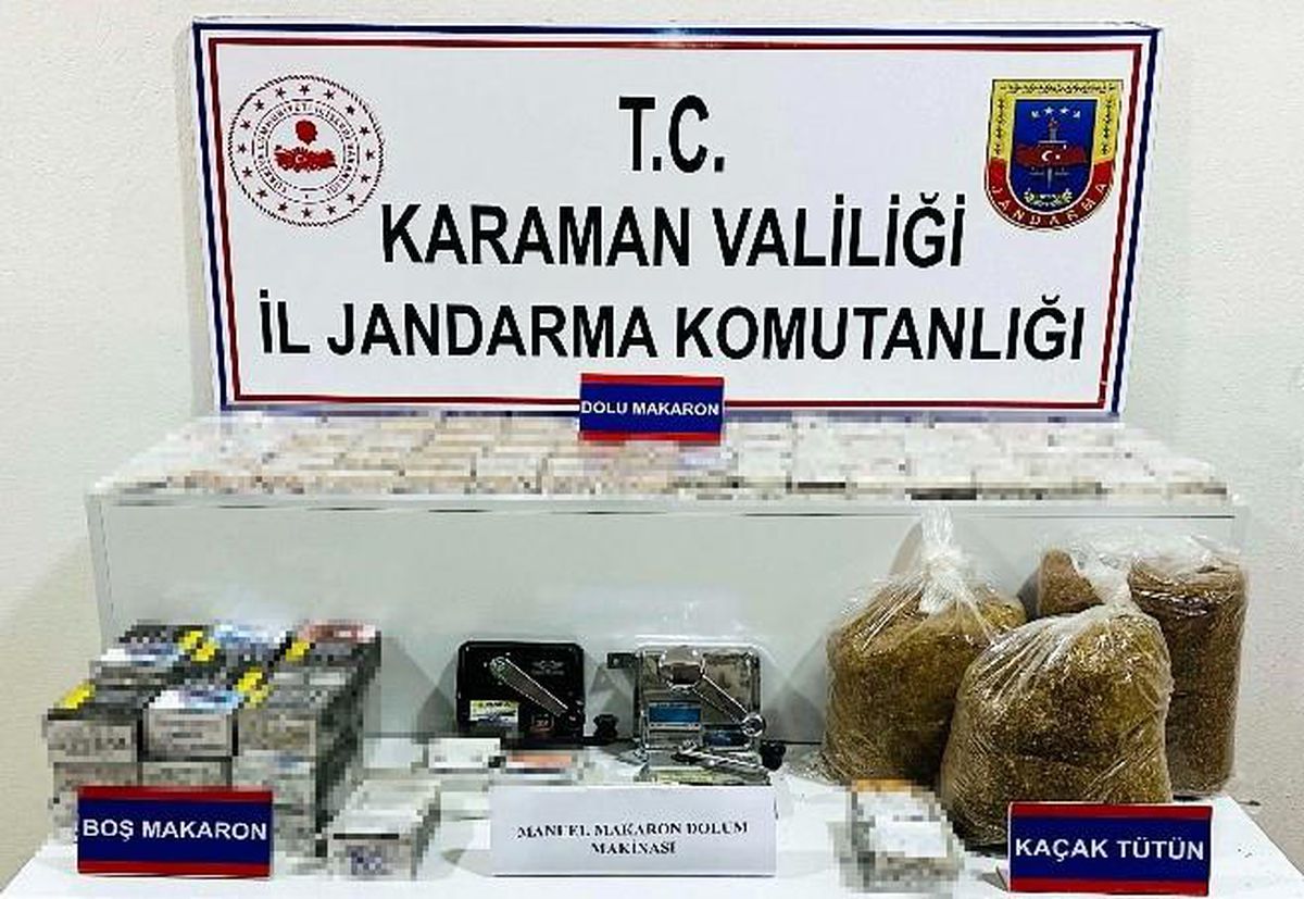 Karaman\'da Kaçak Tütün ve Uyuşturucu Denetimleri