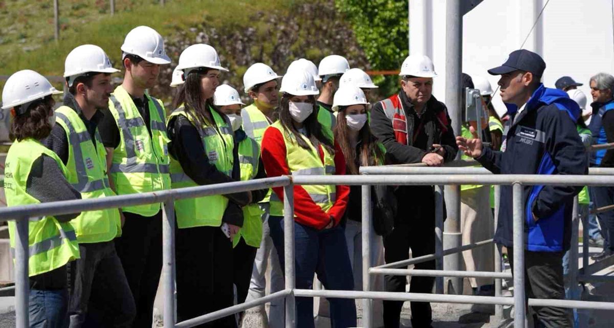 Ula Ali Koçman MYO öğrencilerinden atıksu arıtma tesisine teknik gezi