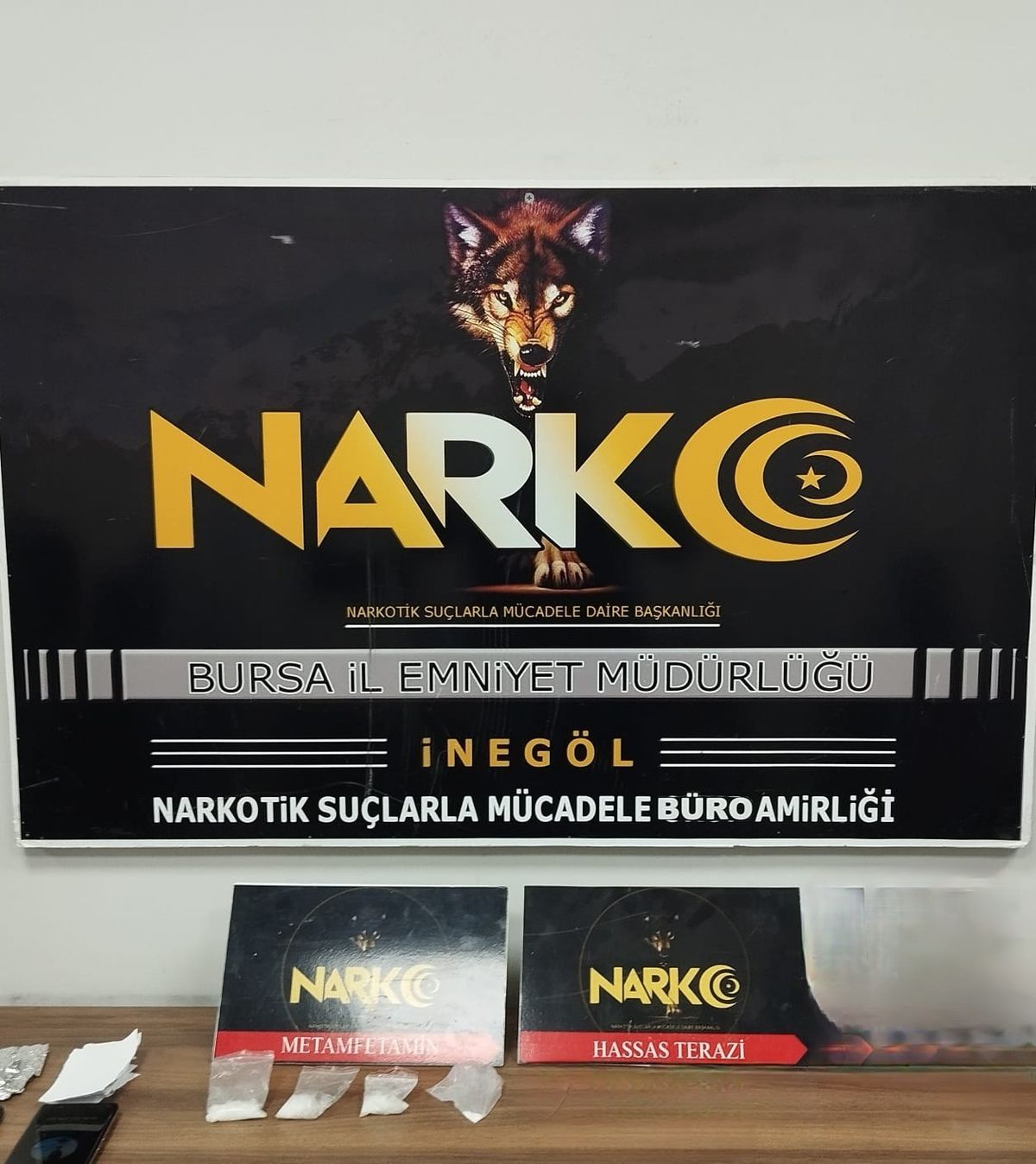 İnegöl\'de Metamfetamin Operasyonu