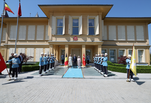 Cumhurbaşkanı Erdoğan, Belçika Kraliçesi'ni kabul etti