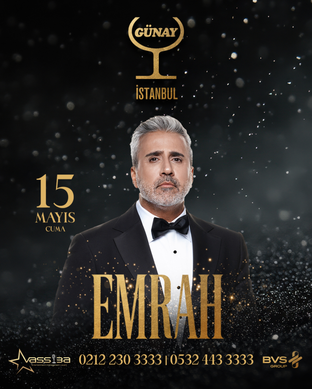 Emrah, Günay Restaurant İstanbul’da Sahne Alacak