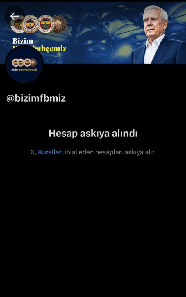Aziz Yıldırım'ın seçim hesabı askıya alındı