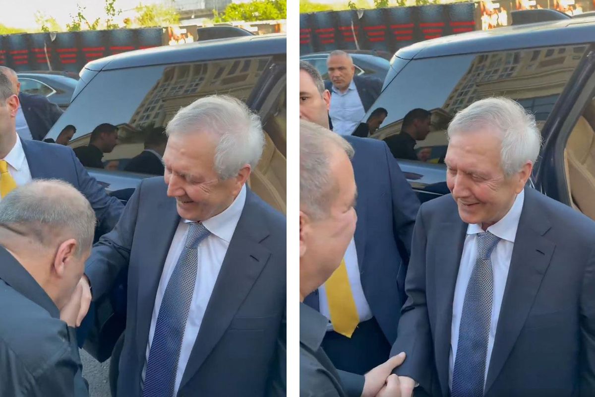 Eline öpmek isteyen kişiye Aziz Yıldırım'dan bomba ifade