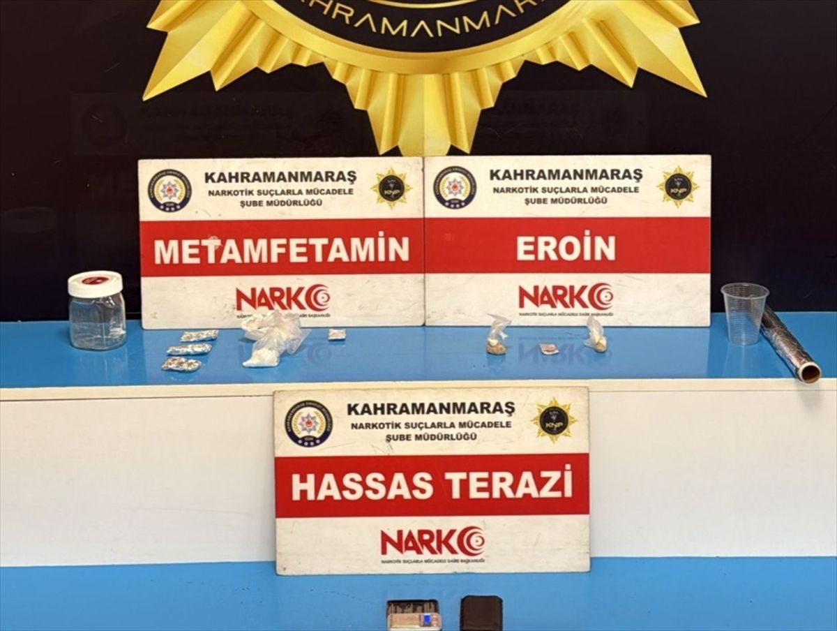Kahramanmaraş\'ta Uyuşturucu Operasyonu: 3 Tutuklama