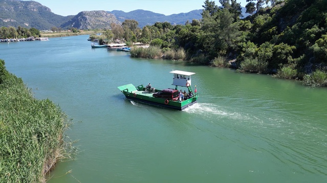 Dalyan Kanalı’nda Feribot Seferleri Hız Kazandı