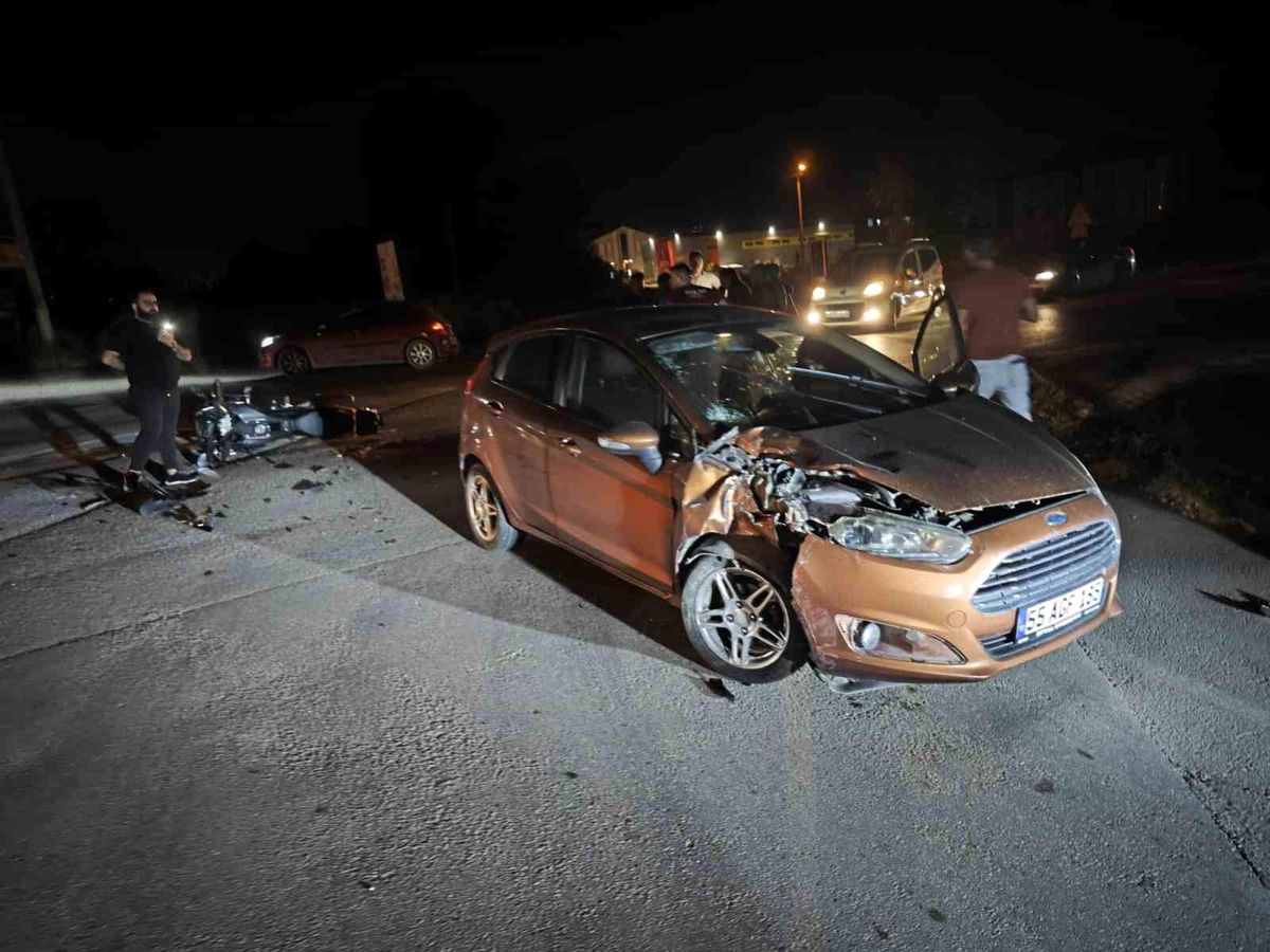 İnegöl\'de Motosiklet Kazası: Bir Kişi Ağır Yaralı