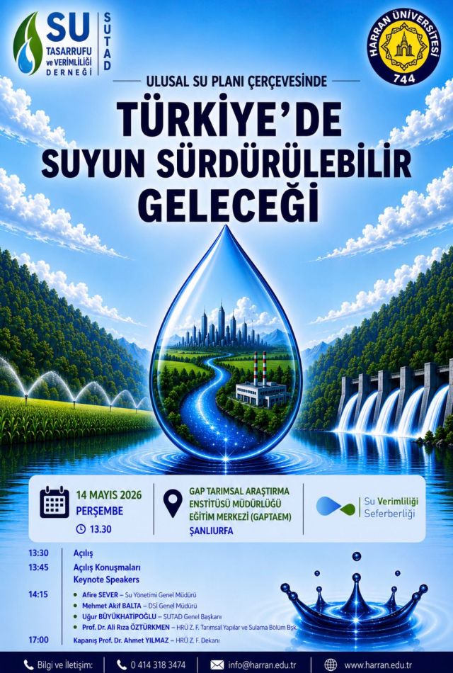 Şanlıurfa’da su zirvesi! Ulusal Su Planı masaya yatırılacak