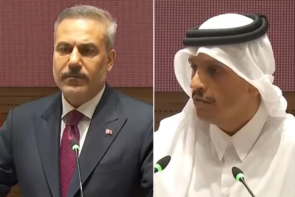 Bakan Fidan Katar\'da! Zirveye damga vuran Hürmüz mesajı