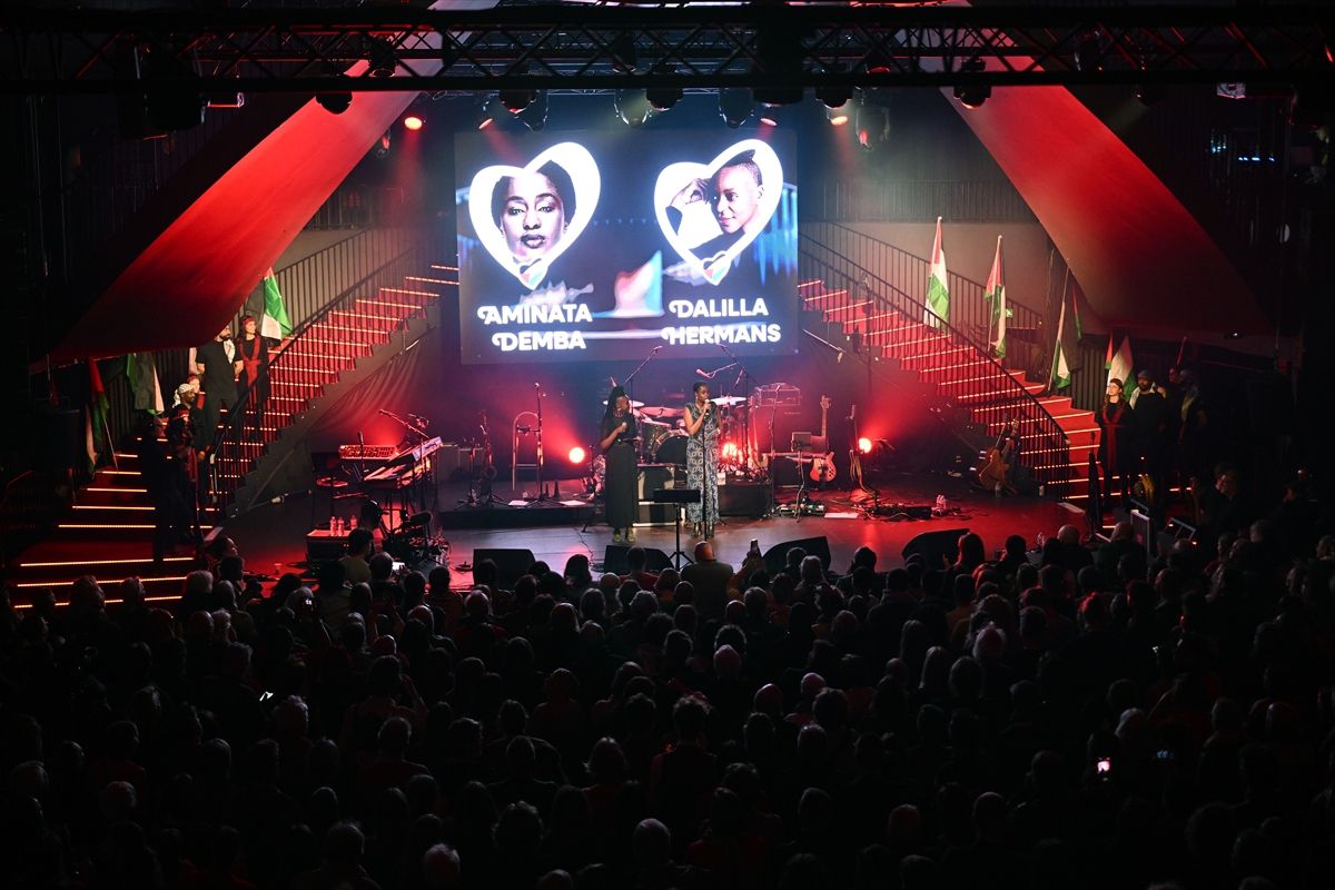 Brüksel\'de Filistin İçin Alternatif Konser