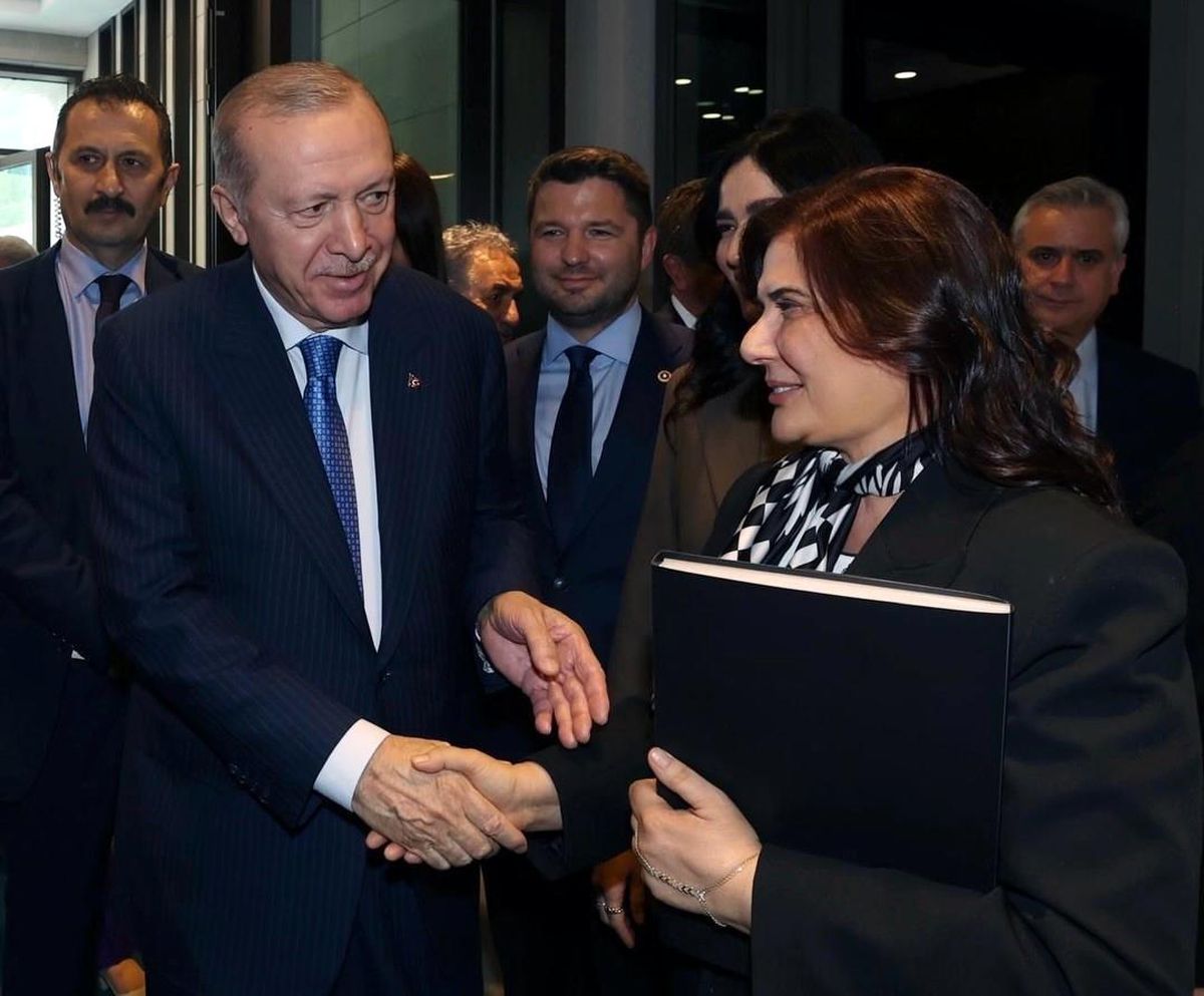 Çerçioğlu projelerini Cumhurbaşkanı Erdoğan\'a sundu