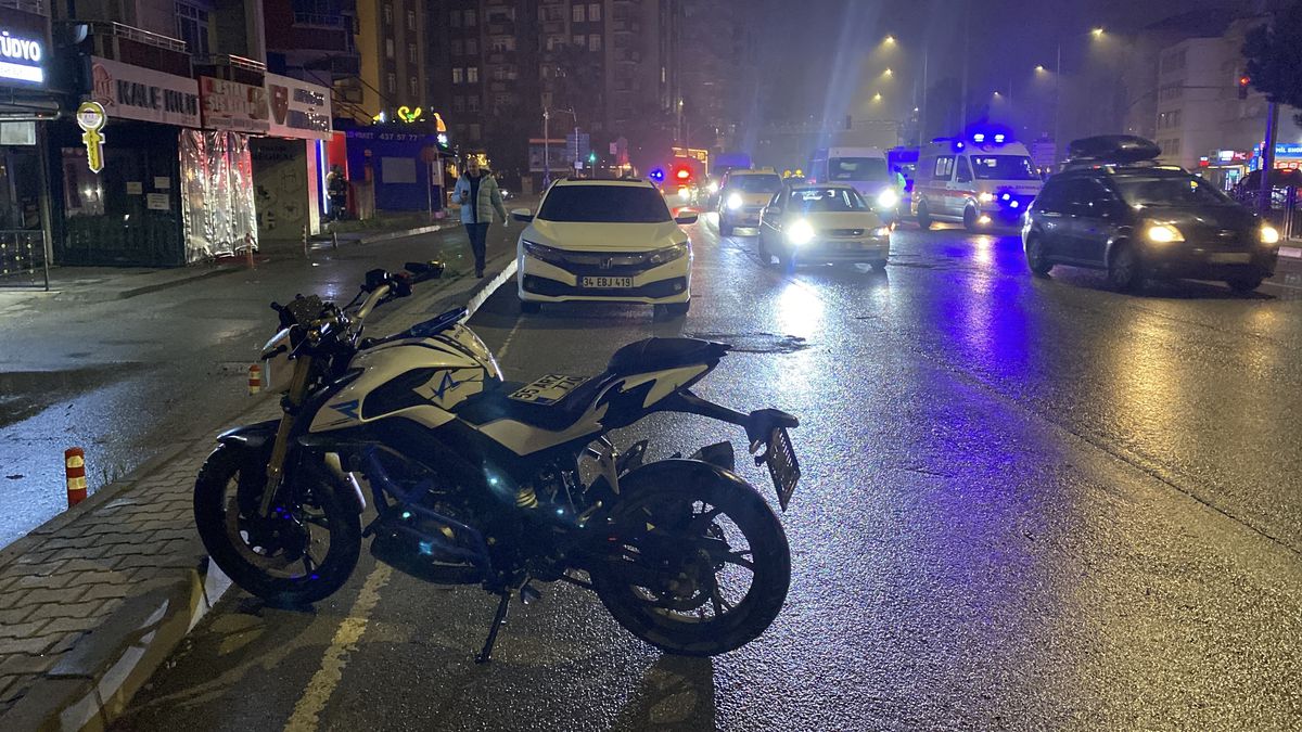 Samsun\'da Motosiklet Kazası: İki Yaralı