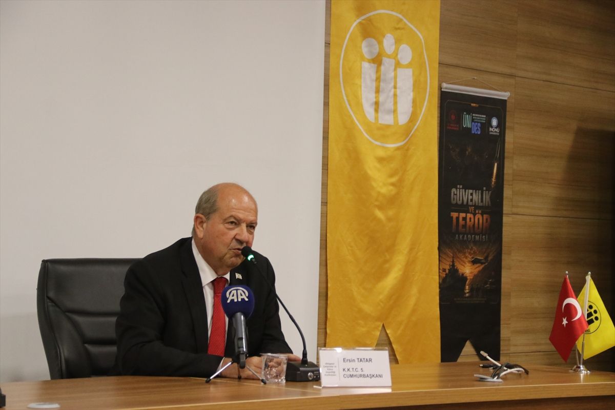 KKTC 5. Cumhurbaşkanı Ersin Tatar, Malatya\'da konuştu Açıklaması