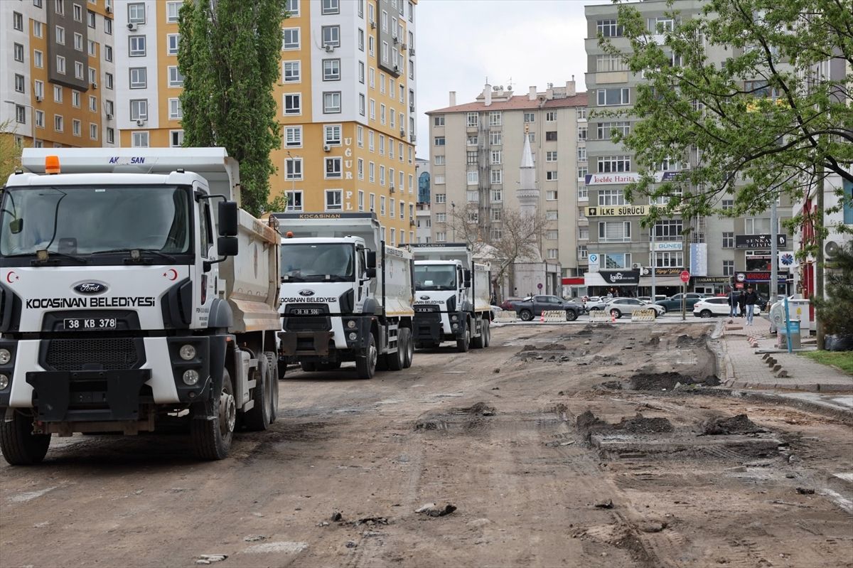 Kocasinan\'da Alpaslan Caddesi İncelemesi