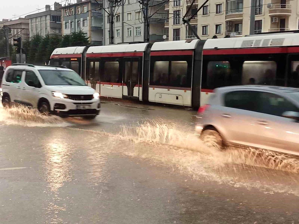 Samsun\'da Kuvvetli Sağanak
