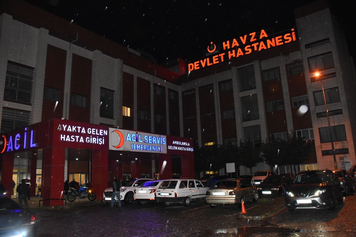 Havza\'da Sağanak Sel: 12 Yaralı