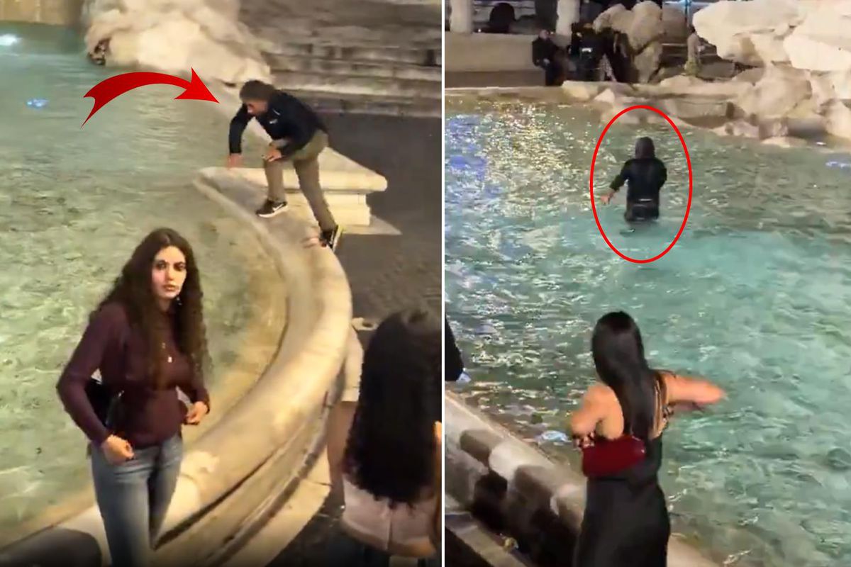 Tarihi çeşmeye atlayan turiste 27 bin lira para cezası kesildi