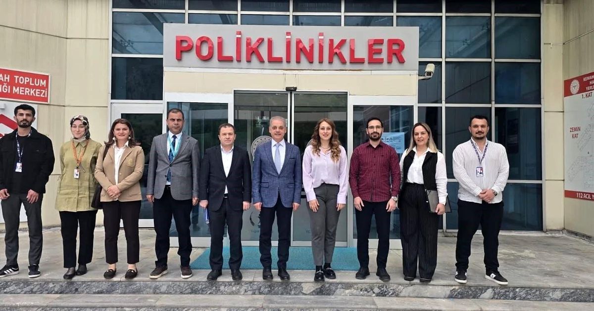 Dr. Cihan Tekin\'den Kemah Hastanesi Ziyareti