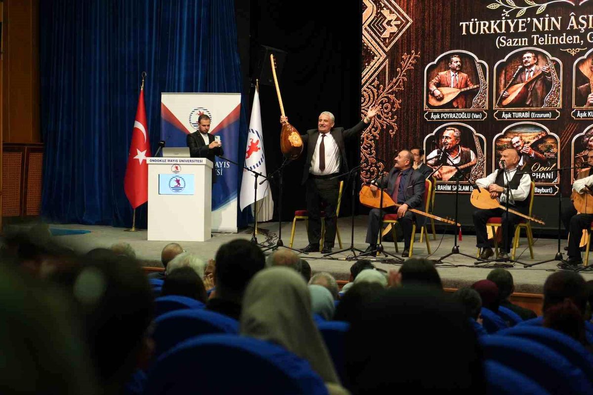 Türkiye\'nin Âşıkları OMÜ\'de bir araya geldi