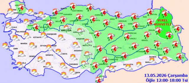 5 bölgeye kuvvetli yağış uyarısı! Saat de verildi