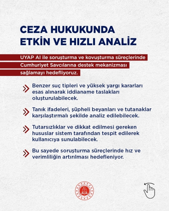 Bakan Gürlek: UYAP AI Karar Destek Sistemi'ni hayata geçiriyoruz
