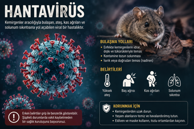 DSÖ'den tedirgin eden açıklama! <a class='keyword-sd' href='/hantavirus/' title='Hantavirüs'>Hantavirüs</a> sessizce yayılıyor olabilir