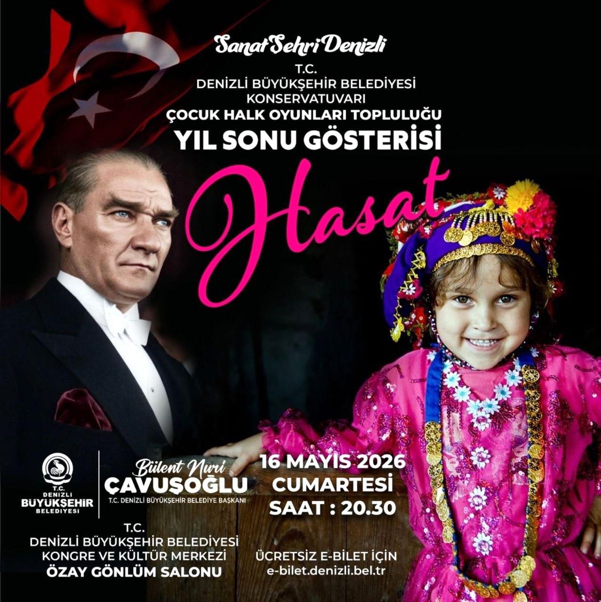 Denizli\'nin minik yıldızları sahneye çıkıyor