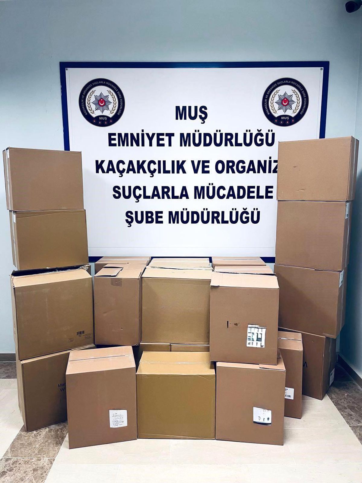 Muş\'ta Kaçakçılık Operasyonu