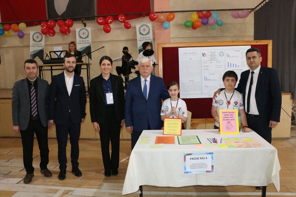 Of\'ta TÜBİTAK Bilim Fuarı Açıldı