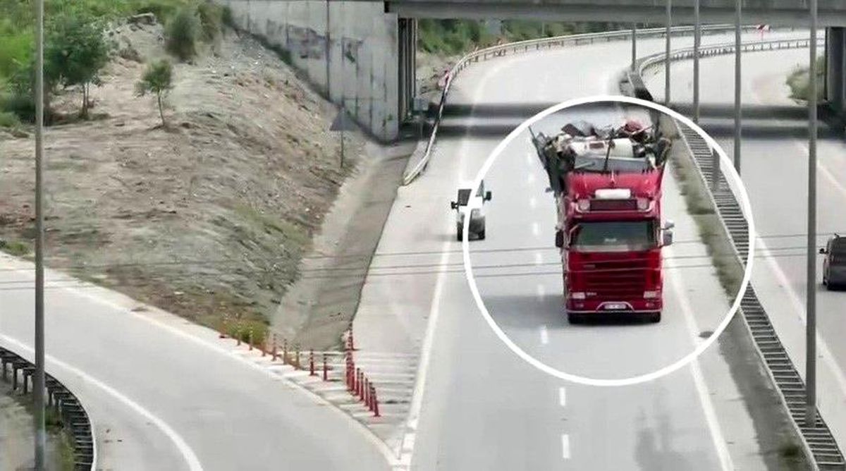 Hatay\'da Dronla Trafik Denetimi