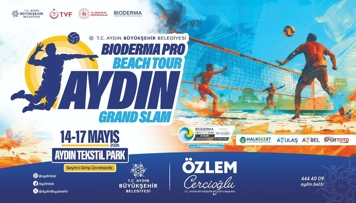 Aydın\'da Plaj Voleybolu Heyecanı
